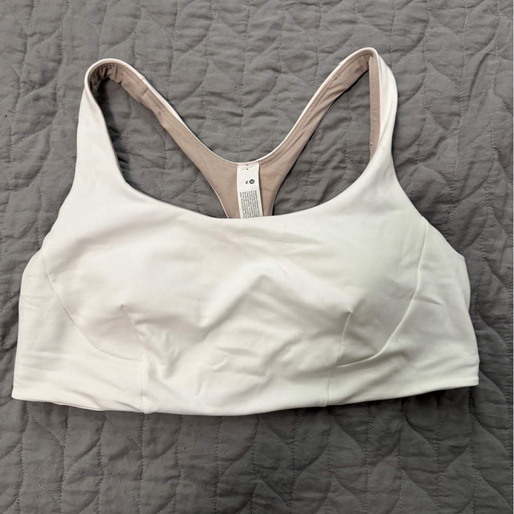 Lululemon White Bra Size 14